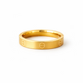 Bague Eterna à Vis – Finition Or