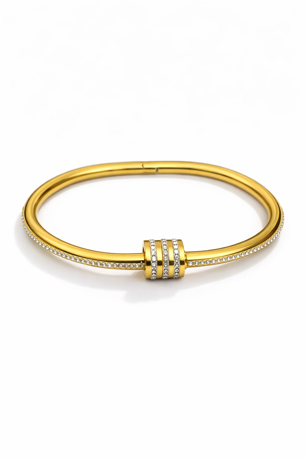 Bracelet Élégance Dorée à Strass