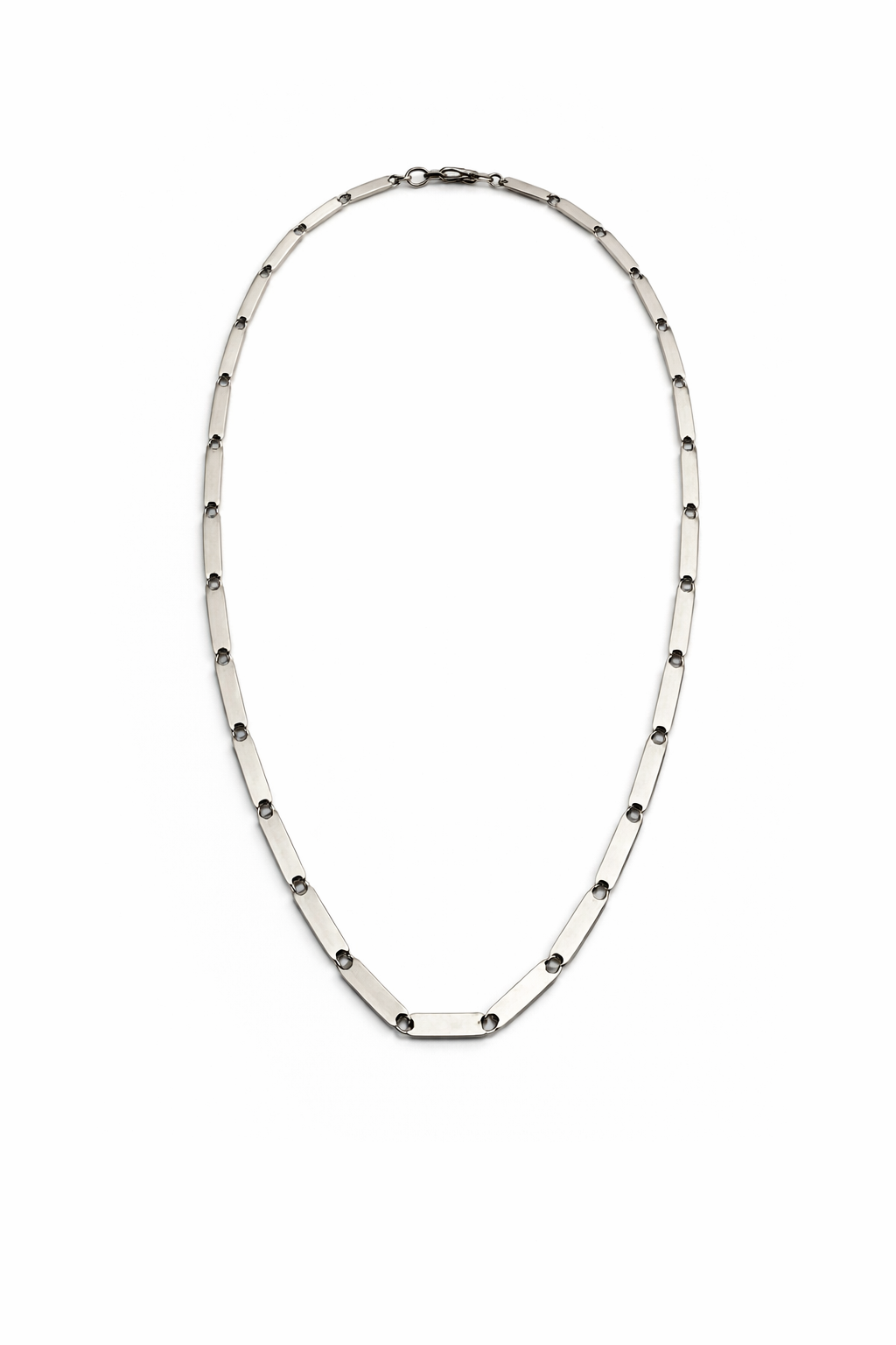 Collier Plaques Rectangulaires – Acier Inoxydable