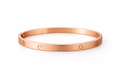 Bracelet Eterna à Vis – Finition Or Rose