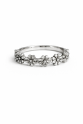 Bague Fleur Argentée Élégance