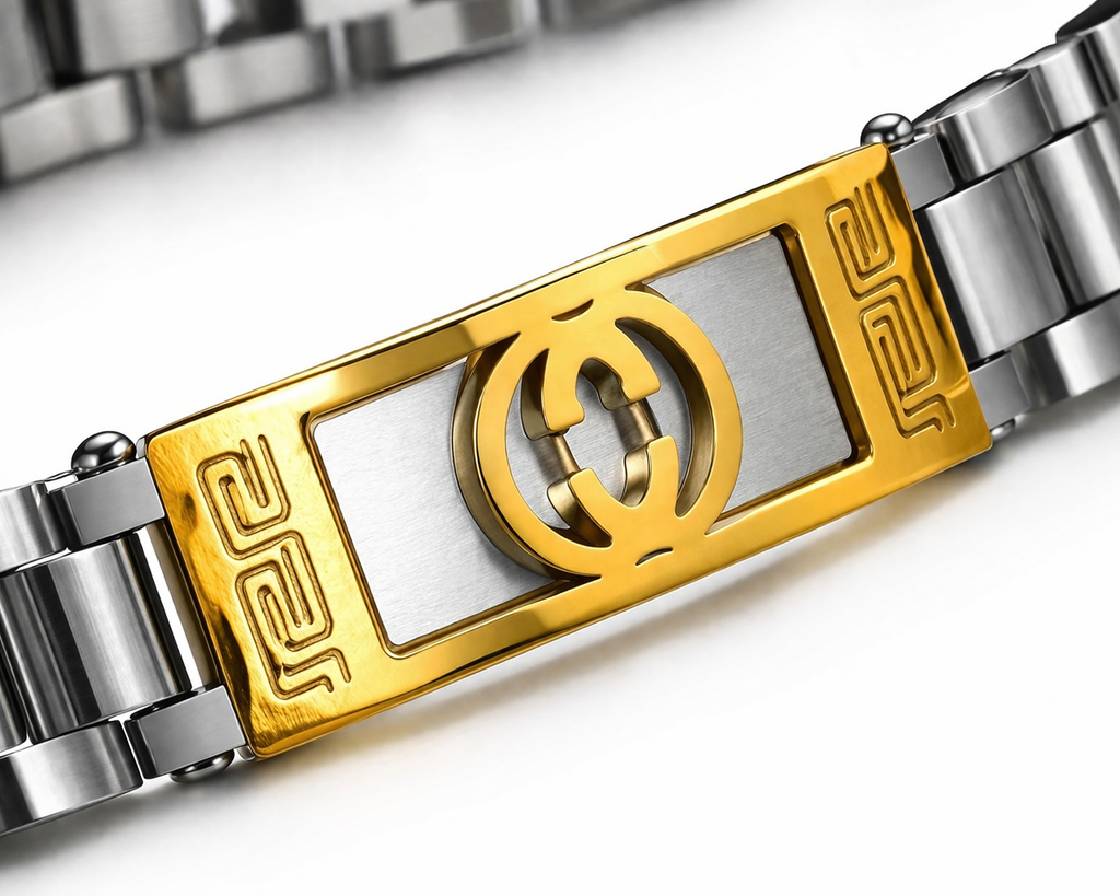 Bracelet Urban Signature Or & Acier